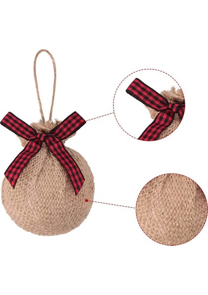 Süsler, 12 Adet 2-1/2 Inç Kırmızı Siyah Onaylı Dikiş Çuval Bezi (Yurt Dışından) indirimleri