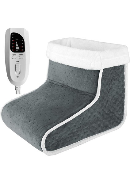 Elektrikli Ayak Isıtıcı Isıtıcı Şarj Güç Tasarrufu Sıcak Ayak Koruyucu Ayak Isıtma Pedleri Ev Yatak Odası Için Ab Tak Gri (Yurt Dışından)