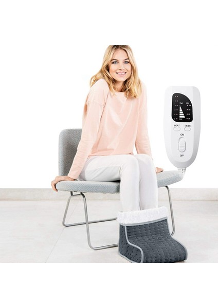Elektrikli Ayak Isıtıcı Isıtıcı Şarj Güç Tasarrufu Sıcak Ayak Koruyucu Ayak Isıtma Pedleri Ev Yatak Odası Için Ab Tak Gri (Yurt Dışından) fiyatları