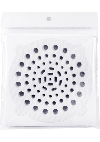 100 Adet Drenaj Saç Catcher Duş Drenaj Saç Kapanı Banyo Aksesuarları Tek Kullanımlık Duş Drenaj Saç Catcher Örgü Çıkartmalar (Yurt Dışından)