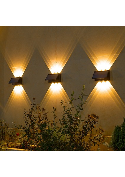 Güneş Duvar Işığı - Led Dış Duvar Güneş Işığı Villa Veranda Merdiven Koridoru Için Su Geçirmez Bahçe Aydınlatması (Yurt Dışından) fırsatları