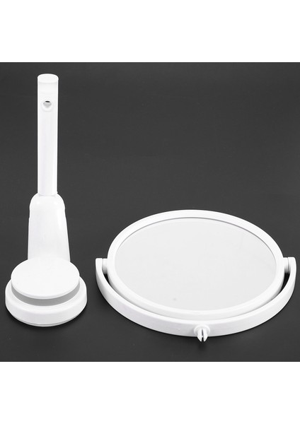 Modern Matkapsız Banyo Aynası 2 Yan Makyaj Vanity Tıraş Aynaları Duvar Emme Katlanır Kol Uzatın Yuvarlak Banyo Aksesuarları (Yurt Dışından)