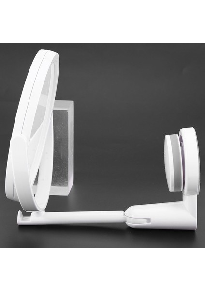 Modern Matkapsız Banyo Aynası 2 Yan Makyaj Vanity Tıraş Aynaları Duvar Emme Katlanır Kol Uzatın Yuvarlak Banyo Aksesuarları (Yurt Dışından)