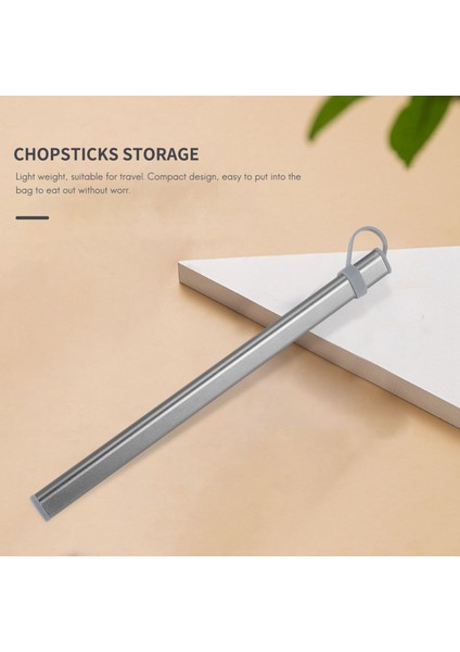 Yemek Çubukları Depolama Tüpleri Titanyum Yemek Çubukları Için Alüminyum Alaşımlı Kutu Kasa Yemek Çubukları Olmadan Saklama Kutusu Gri (Yurt Dışından) fırsatları