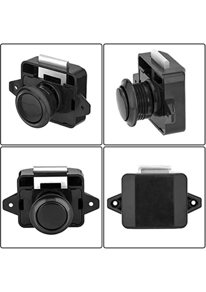 10'Lu Kilit Paketi, Metal Butonlu Kapı Kilitleri Mobilya Kilitleri Dolap Kilitleri Dolap Kilitleri Kapı Kilitleri, Siyah (Yurt Dışından) fırsatları