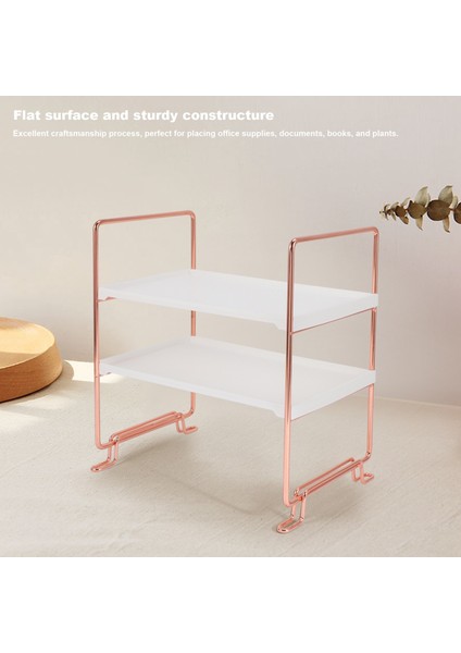 Masaüstü Depolama Rafı 2 Katmanlar Banyo Makyaj Organizatör Montajlı Mutfak Baharat Demir Depolama Rafları (Yurt Dışından) fırsatları