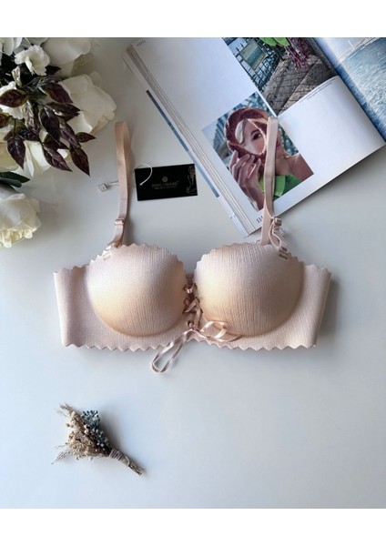 Lady Lazer Kesim Önden Bağlamalı Ithal Push-Up Maximizer Sütyen