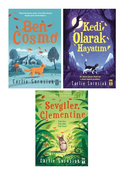 Ben Cosmo - Sevgiler, Clementine - Kedi Olarak Hayatım 3 Kitap Set - Carlie Sorosiak