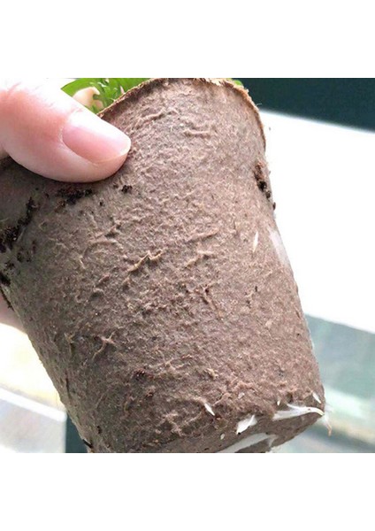Turba Saksıları, 30 Adet 3 Inç Tohum Başlangıç Saksıları Yuvarlak Fidanlık Saksısı, Bonus 20 Bitki Etiketli Biyobozunur Bitki Saksıları (Yurt Dışından)