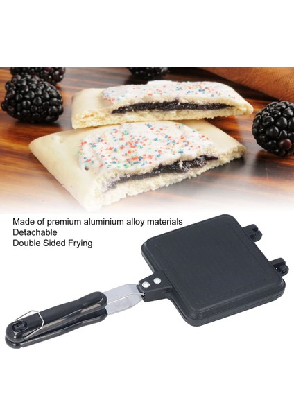 Çift Taraflı Sandviç Makinesi, Haşlanma Önleyici Saplı Dökme Demir Pasta Makinesi, Kamp Ateşi Pişirme Ekipmanları Kamp Pastası (Yurt Dışından) fiyatları