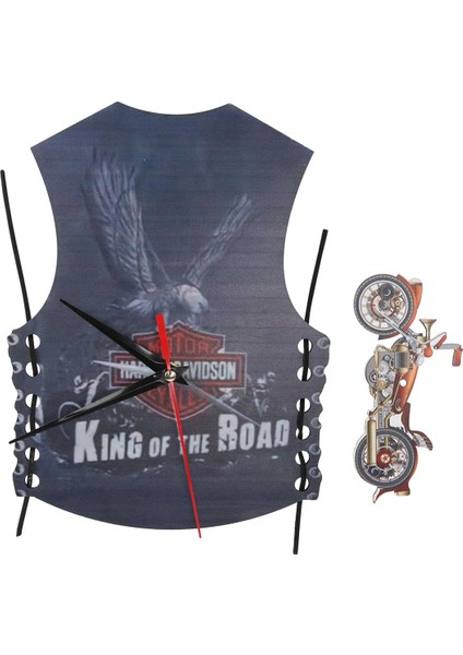 Motosiklet Duvar Saati Motosiklet Saati Asma Hayranları Için En Iyi Hediyeler Motosiklet Sahipleri (Yelek Lokomotif) (Yurt Dışından) fiyatları