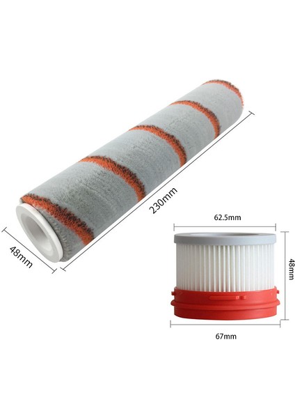 Hepa Filtre Rulo Fırça V9/V10/V11 Kablosuz El Elektrikli Süpürge Aksesuarları Yedek Parçalar (Yurt Dışından)