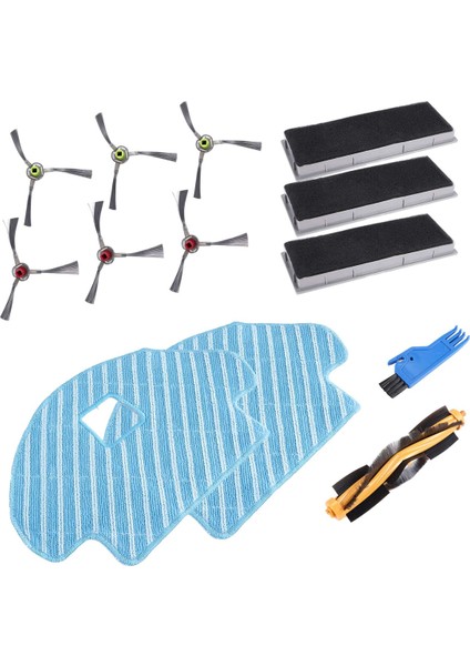 Deebot Ozmo 930 Elektrikli Süpürge Yedek Parçaları - Filtre Ve Paspas Fırça Seti - 13'Lü Paket (Yurt Dışından) fiyatları