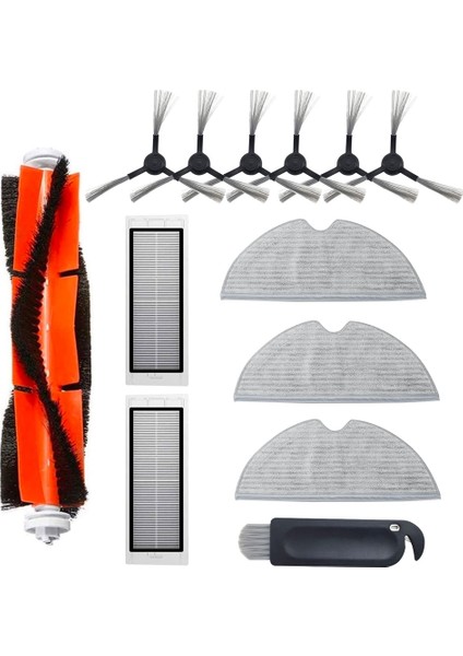 Yedek Parçalar Ana Fırça Yan Fırça Hepa Filtre 1c 2c 1t Robot Süpürge Aksesuarları Için Uyumlu (Yurt Dışından)