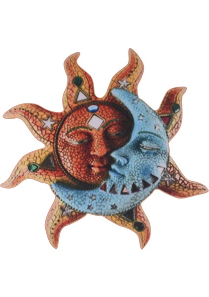 Art Creative Sun Moon heykeli Oturma Odası Bahçesi için Dekor Dekoru (Yurt Dışından)