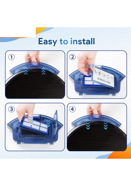 Yedek Parçalar Yan Fırça Hepa Filtre 11s Max 15c Max Robotik Süpürge Aksesuarları Için Uyumlu (Yurt Dışından) fırsatları