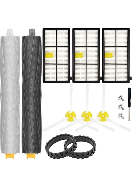 900serıes 960 990 Robot Süpürge Aksesuarları Için Yedek Ana Fırça Yan Fırça Hepa Filtreleri (Yurt Dışından)