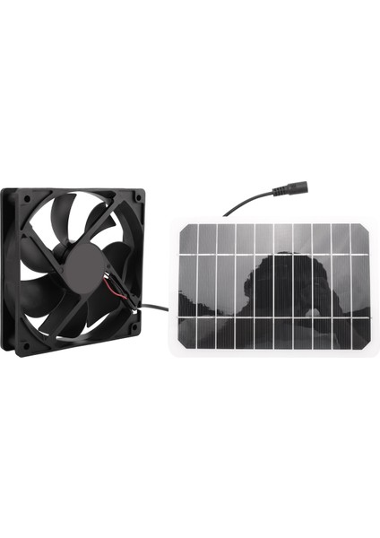 Güneş Paneli Fan Seti 5v 6w Mini Güneş Pili Dıy Plaka Kiti Açık Yaz Sera Köpek Evcil Hayvan Ev Havalandırma Ekipmanları (Yurt Dışından)