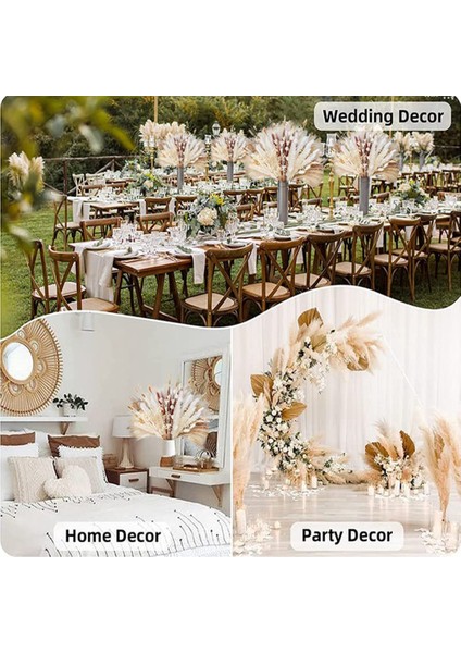 120 Adet Kurutulmuş Pampas Çim Buketi Boho Çiçekler Ev Masa Süsü, Oturma, Rustik Çiftlik Evi Partisi (Yurt Dışından) modelleri