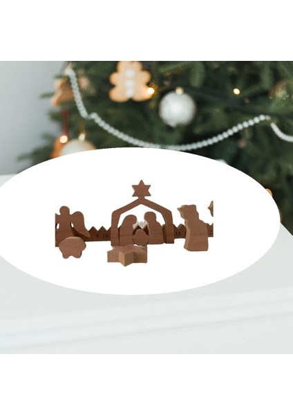 Yetişkinler Ve Çocuklar Için Ahşap Takvim, Noel Tatili Dekorasyonu, Çocuklar Için Noel Hediyeleri, Noel Geri Sayımı (Yurt Dışından)