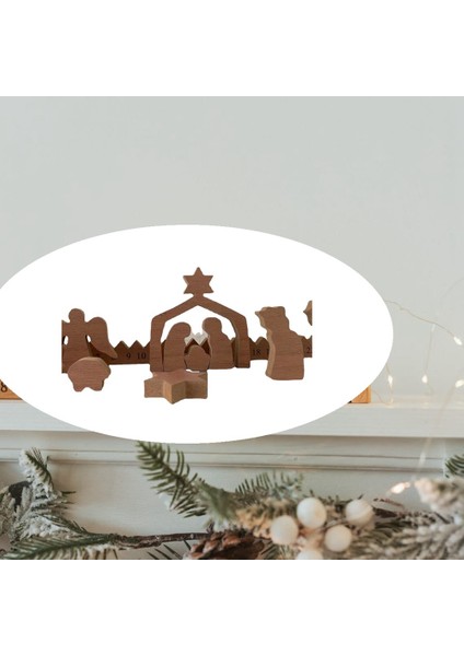 Yetişkinler Ve Çocuklar Için Ahşap Takvim, Noel Tatili Dekorasyonu, Çocuklar Için Noel Hediyeleri, Noel Geri Sayımı (Yurt Dışından)