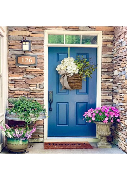 Krem Ortanca Kapı Askı Sepeti Çelengi, Bahar Ve Yaz Çelengi, Çiftlik Evi Kapı Askısı Kır Çiçeği Sepet Çelengi (Yurt Dışından) indirimleri