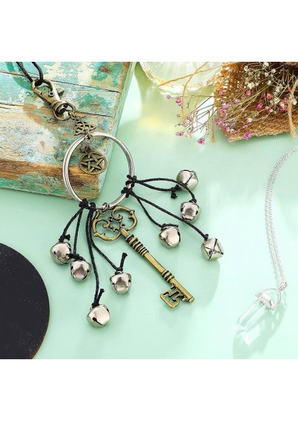 Rattan Rüzgar Çanları Dua Kristal Rüzgar Çanları Cadı Kapı Kolu Kolye Aile Odası Dekorasyonunu Koruyun (Yurt Dışından)