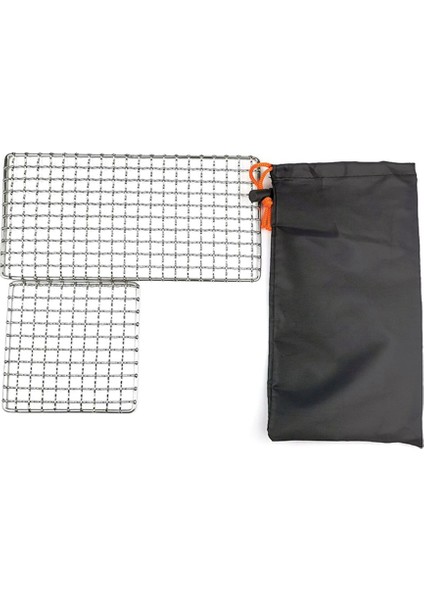 Açık Kamp Saksı Rafı Kare Paslanmaz Çelik Barbekü Örgü Basit Yakacak Odun Barbekü Izgara Açık Aletler (Yurt Dışından)