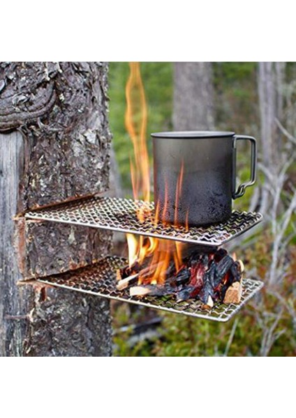 Açık Kamp Saksı Rafı Kare Paslanmaz Çelik Barbekü Örgü Basit Yakacak Odun Barbekü Izgara Açık Aletler (Yurt Dışından) indirimleri