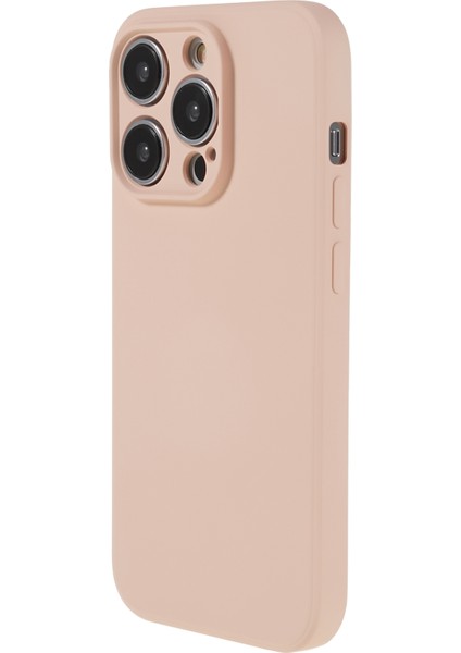 Iphone 15 Pro Max Yumuşak Tpu Telefon Kılıfı Fiber Astar Kauçuk Telefon Kapak-Pembe (Yurt Dışından)