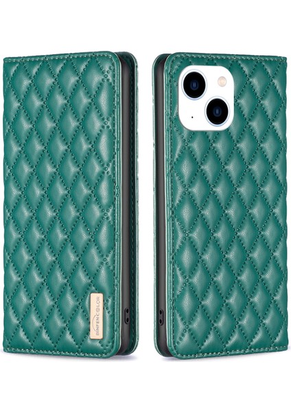 Iphone 15 Telefon Kasası Için Karton Yuvalı Pu Deri Standı Kabuğu (Yurt Dışından)