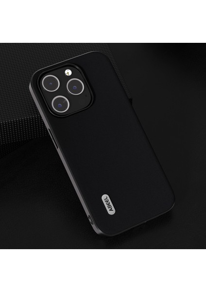 Iphone 15 Pro Shockroof Phone Case Cowhide Deri+Pc+Tpu Çizgiye Karşı Çizelge Kapak Black (Yurt Dışından)