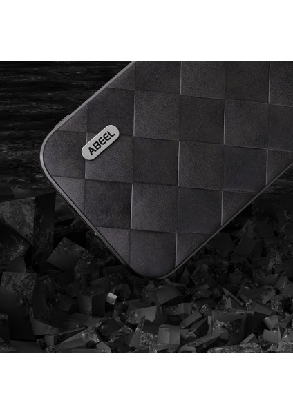 Iphone 15 Pro Pu Deri Kaplamalı Pc+Tpu Telefon Kılıfı Izgara Dokusu Bırak-Kötü Kapak Black (Yurt Dışından) fırsatları