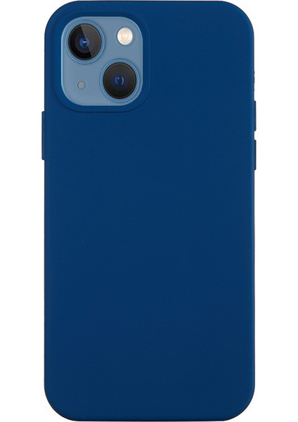Iphone 15 Artı Sıvı Silikon Anti-Damla Telefon Kasası Yumuşak Astar Arka Kapak Mavisi (Yurt Dışından)