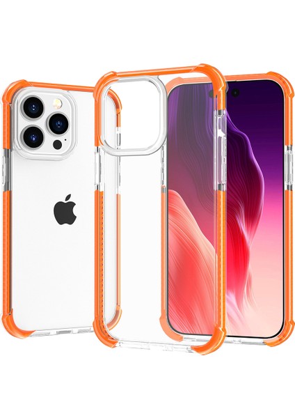 Iphone 15 Pro Max Four Corner Drop-Revroof Telefon Kılıfı Tpu+Akrilik Şeffaf Kapak-Por (Yurt Dışından)
