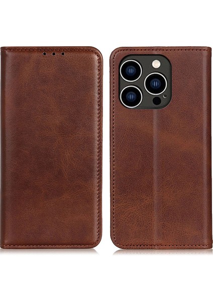 Iphone 15 Pro Için Cüzdan Telefon Kapağı Stand Derili Deri Damla Geçirmez Telefon Vaka Koffeti (Yurt Dışından)