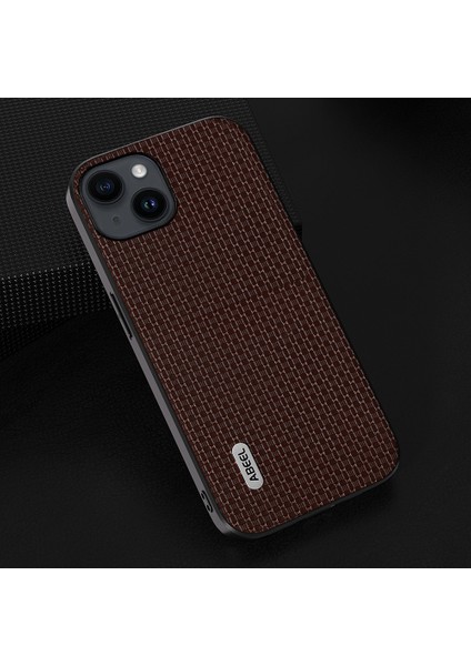 Iphone 15 Cep Telefonu Kapağı Toz Geçirmez Orijinal Inek Deri+Tpu Telefon Vaka Koffeti (Yurt Dışından)