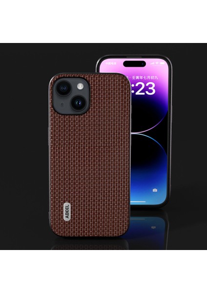 Iphone 15 Cep Telefonu Kapağı Toz Geçirmez Orijinal Inek Deri+Tpu Telefon Vaka Koffeti (Yurt Dışından)