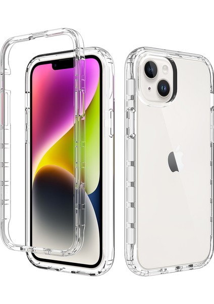 Iphone 15 Plus Tpu+Pc Damla Dayanıklı Cep Telefonu Kapak Terazik Için Temiz Telefon Kılıfı (Yurt Dışından)