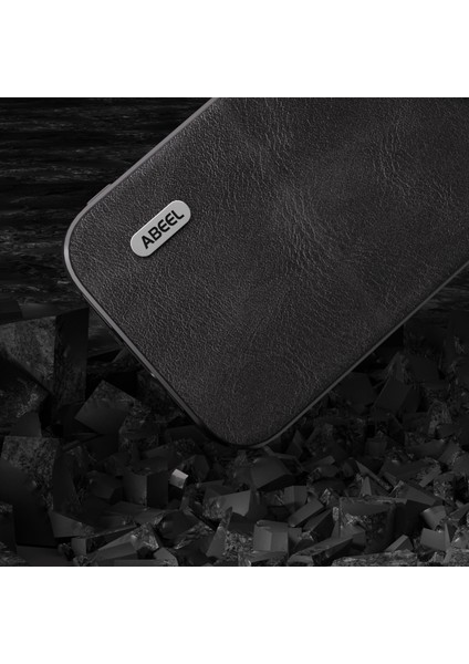Iphone 15 Artı Cowhide Doku Pu Deri Kaplamalı Pc+Tpu Cover-Black Için Telefon Kılıfı (Yurt Dışından) modelleri