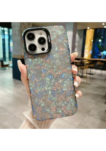 Iphone 15 Pro 15 Pro Kabuk Doku Anti-Sracratch Telefon Muhafızları Koruyucu Akrilik Pc Kapak Black (Yurt Dışından)