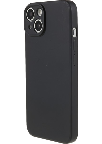 Iphone 15 Şeker Renk Anti-Drop Tpu Telefon Kılıfı Kauçuk Telefon Kapak Black Için Fiber Astar Kabuğu (Yurt Dışından)