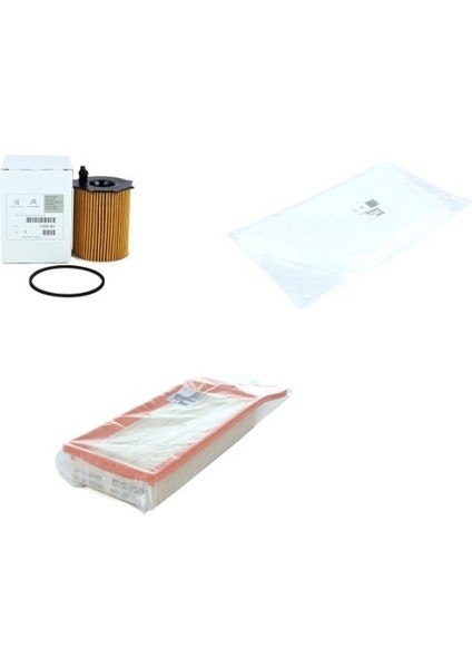 Peugeot 206 1.4 Hdi Filtre Bakım Seti Orijinal Psa 3lü