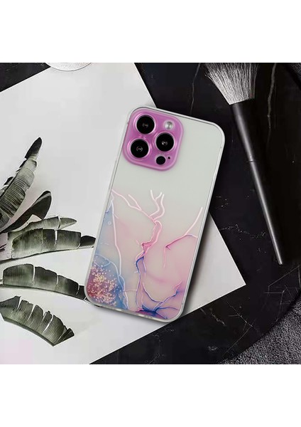 Iphone 15 Pro Için Yumuşak Tpu Telefon Kılıfı Kabartma Mermer Desen Koruyucu Telefon Kapak Pembe (Yurt Dışından) modelleri