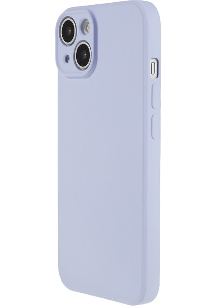 Iphone 15 Için Fiber Astar Kabuğu Plus Candy Renk Tpu Telefon Kılıfı Kauçuk Telefon Kapak Light Mor (Yurt Dışından)