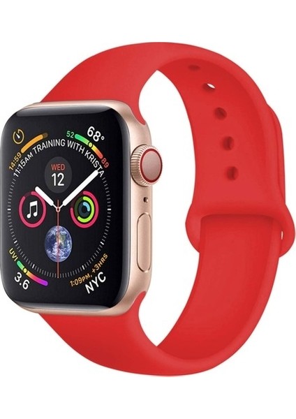 Apple Watch Ultra 2 Için Klasik Renkli Silikon Kordon-Kayış