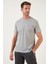 Pamuklu Regular Fit Bisiklet Yaka Basic T Shirt Erkek T Shirt 59020201 3