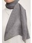 Trend Gri Düz Renk Pırıltı Şal 1 - 23021 4