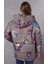 Farm Animals Oversize Retro Gate Dijital Art Puffer Mont Kadın 3