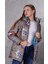 Farm Animals Oversize Retro Gate Dijital Art Puffer Mont Kadın 4